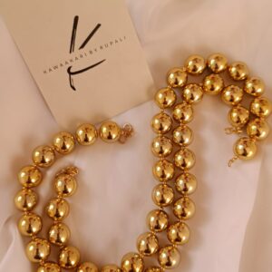 golden pearl necklace