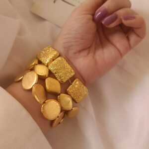 Golden Bracelet Stack