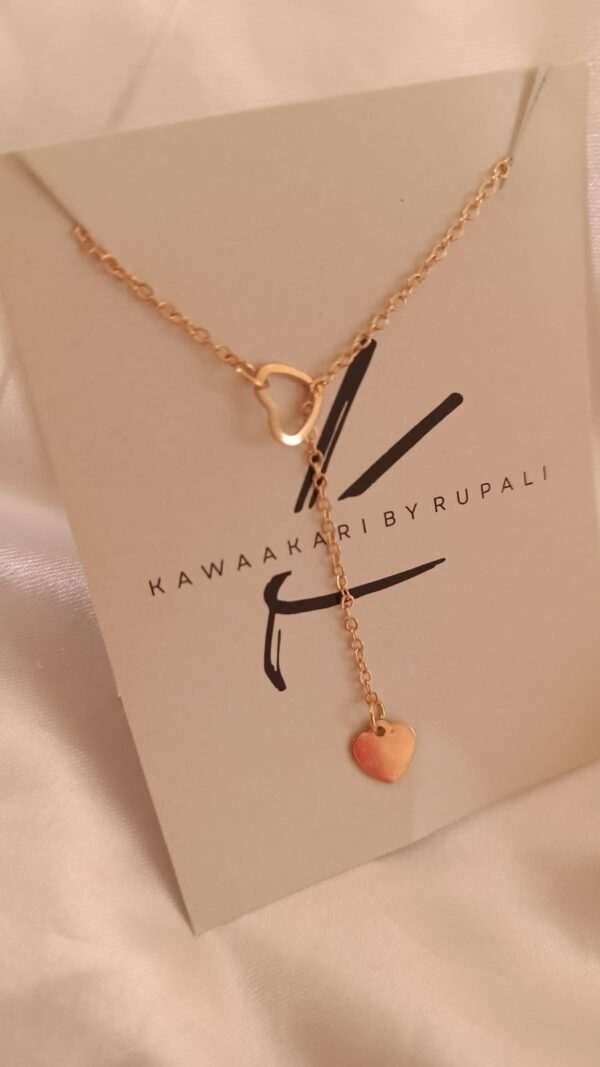 heart in heart necklace